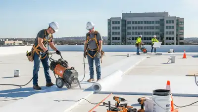 Philadelphia, PA commercial roofing by FX Remodeling & Exteriors for local business weather protection