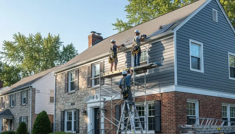 Vinyl siding installation service in Philadelphia, PA for homes and businesses