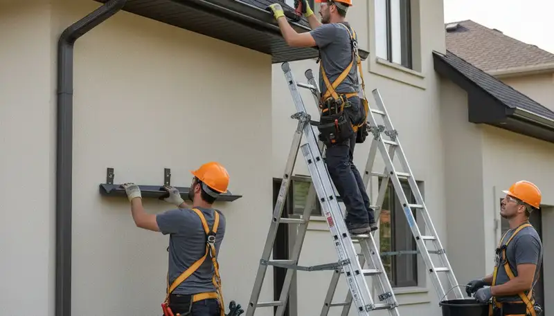 Philadelphia gutter repair service by FX Remodeling & Exteriors for leaks, sagging, and storm damage