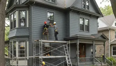 Vinyl siding installation in Philadelphia, PA for a home exterior upgrade