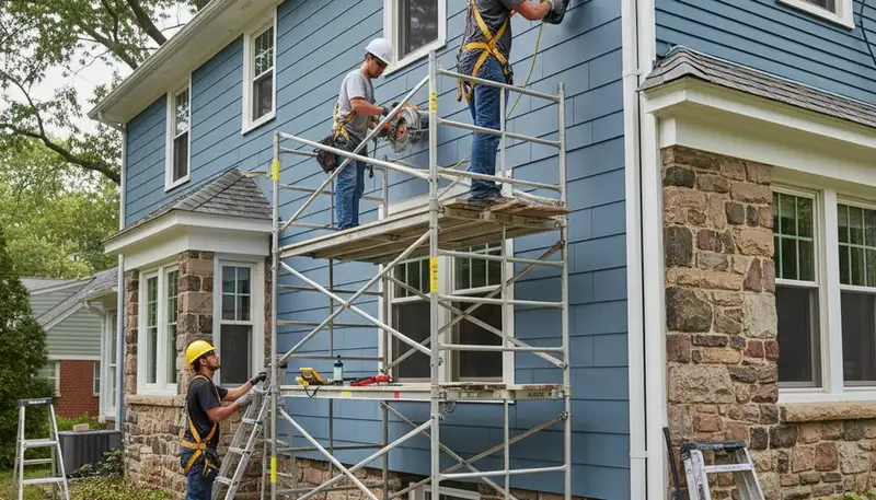 Philadelphia, PA vinyl siding installation for homes by a professional siding contractor