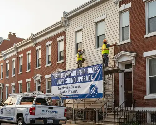 Vinyl siding for older Philadelphia homes by a trusted siding contractor in Philadelphia, PA